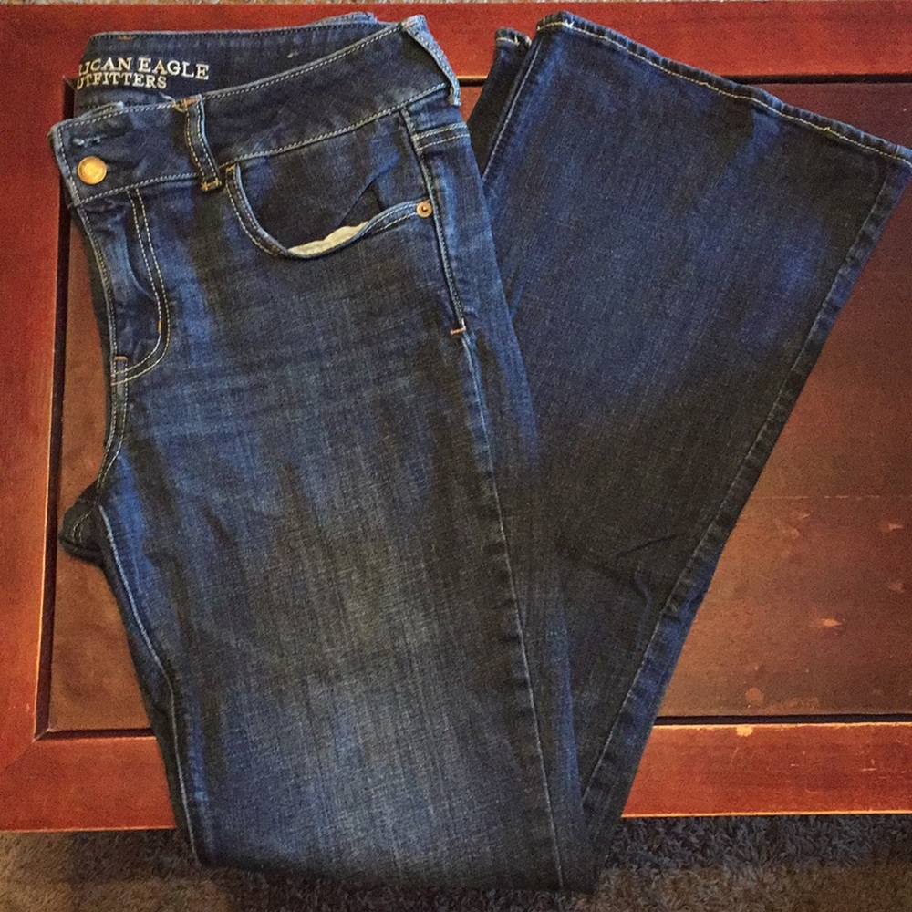Slim flair jeans
